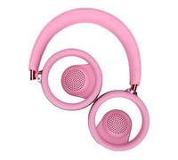 Annadue Cuffie Wireless Bluetooth 6.0, Cuffie da Gioco RGB con Microfono Staccabile Scavato, modalità Cablate Wireless, Stereo Sopra l'orecchio per PC (PINK)