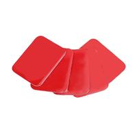 Annadue Cuscinetti Adesivi Adesivi da 5 Pezzi per Supporto per Telecamera da Cruscotto, Nastro Biadesivo Resistente Al Calore Quadrato Adesivo Rotondo di Ricambio per Supporto per (61 mm*78 mm)