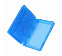 Annadue Custodia per Carte da Gioco 28 in 1, Scatola di Immagazzinaggio in PP per DSL DSI LL, Supporto per Cartucce per Organizzazione di Viaggi, (BLUE)