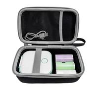 Annadue Custodia per Etichettatrice per Memoking T02/ per M02/ M02S/ M02 Pro/ Q30S/ per Stampante Tascabile Nelko PM230 Mini, Supporto Portatile per Riporre Carta Adesiva,