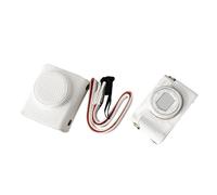 Annadue Custodia per Fotocamera Zv1f, Custodia Protettiva della Fotocamera Sintetica Camma Camma con il Fondo Dell'apertura della Presa Manuale per Zv1f ZV 1M2 Camma (WHITE)