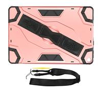 Annadue Custodia per Tablet Kindle Fire HD 10 Plus - Resistente agli Urti, Ultra Sottile, Tracolla Rimovibile, Ritagli Precisi, Funzioni di Supporto, Compatibile con 11a Generazione (2021) (Oro Rosa)