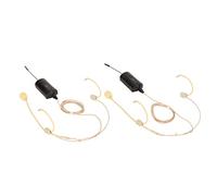 Annadue di Microfono Lavalier Wireless, 1 per 2 Tecnologia di Cancellazione del Rumore Capacitivo di Ricarica Rapida con Microfono Wireless per l'insegnamento per l'amplificatore