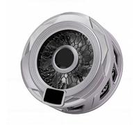Annadue Dispositivo di Raffreddamento del Telefono, Ventola di Raffreddamento del Telefono a Semiconduttore Magnetico, Display Digitale RGB con Morsetto a Semiconduttore per il Gioco (SILVER)