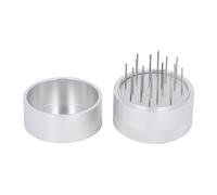 Annadue Distributore di Aghi per caffè con Base, Agitatore Manuale in Acciaio Inossidabile Resistente Alla Ruggine, Strumento per Mescolare il caffè per la Casa (58MM)