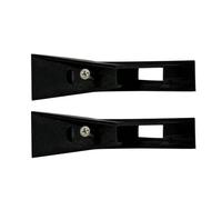 Annadue Drawer Rail Bracket 1 Left 1 Right for Kitchen Bathroom (BLACK) | Supporto per scorrimento fluido, coppia stampata in PETG 3D, base di montaggio robusta, organizzazione domestica, hardware