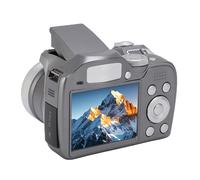 Annadue DSLR Camera, Registratore per Videocamera Digitale retrò 4K 60MP con Schermo LCD e Flash LED, Zoom Ottico 12x, Zoom Digitale 6x, per Scenario di Ritratti di Viaggio Fotografia (SILVER)
