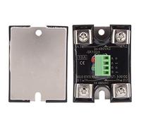 Annadue Dual Channel DC to AC Solid State Relay (10A(BERM-SK10DA)) | Doppio ingresso , uscita CA, ampio intervallo 24-480 V, contatti in ottone, guscio ignifugo, indicatori LED