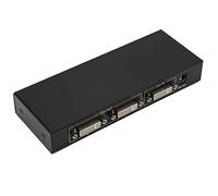 Annadue DVI Splitter, 1 in 2 2 su 2 Porte DVI Dual Monitor Distribuzione Duplicatore Splitter Video, 36bit Colore 4K Senza Perdita, per PC Portatile DVR Proiettore HDTV