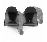 Annadue Estensioni per Grilletti L2 R2 per PS 4, 1 Paio di Estensori per Grilletti L2 R2 per Controller PS 4, Design Esteso e Antiscivolo (BLACK)