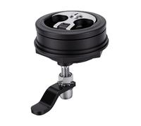 Annadue Flush Deck Lock with Keys for Boat Storage Cabinet | Hardware nautico con serratura, stile con maniglia girevole, struttura in nylon inossidabile, utilizzo del vano batteria