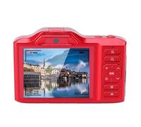 Annadue Fotocamera Digitale 4K 64MP con WiFi, Doppia Fotocamera, Messa a Fuoco Automatica, Zoom Digitale 18X, Batteria da Viaggio 1200mAh, Ideale per i Viaggi e la Vita Quotidiana (rosso)