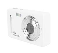 Annadue Fotocamera Digitale da 64 MP con Video 4K, Schermo TFT da 2,4 Pollici con Zoom 16x, Stabilizzazione Dell'immagine con Messa a Fuoco Automatica, Filtri modalità Bellezza, Ricarica (WHITE)
