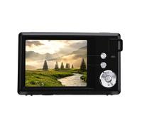 Annadue Fotocamera Digitale per Adolescenti Messa a Fuoco Automatica con Zoom 16X da 48 MP/Video HD 1080P, Messa a Fuoco Automatica con Riconoscimento Facciale, Stabilizzazione (BLACK)