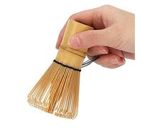 Annadue Frusta per tè Matcha, Frusta per tè in Stile Giapponese Realizzata a Mano per la Preparazione del Matcha, Accessorio per con Spazzola a 100 Punte