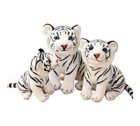 Annadue Giocattolo di Peluche Realistico tigre: Dimensione Migliore per Ornamenti, Decorazione Ideale per la Scrivania, Ottimo Cartone Animato per Bambini e Amici, Adatto per Camera/camera da letto;