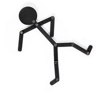 Annadue Giocattolo Educativo Stickman in Legno con Arti Mobili Divertente Gioco Puzzle Stick Man per la Ricreazione in Famiglia (#2)