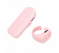 Annadue Girapagina Compatto e Sensibile Al, Anello Girapagina con Telecomando Bluetooth Ricaricabile, Adatto per Lettore con Design Ergonomico, Ideale per la Lettura a Mani Libere, Wireless (PINK)
