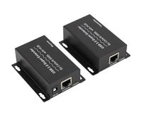 Annadue Hub USB 2.0 a 4 Porte su Ethernet Extender USB, 480 Mbps Ad Alta velocità, Trasmissione a 120 M Cat5e Cat6 Sicurezza Domestica Esterna WebcamXP Pro per OS X (Spina