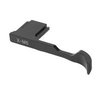 Annadue Impugnatura per Pollice in Lega di Alluminio per Fotocamera X-M5, con Comodo Stile a Scatto, Lavorazione CNC, Finitura Superficiale Anodizzata, Interfaccia Hot Shoe Plug-in (BLACK)