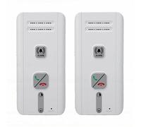 Annadue Interfonico Wireless Bidirezionale, Interfonico Wireless a Lungo Raggio di 500 M con Risposta Automatica per la Comunicazione da Stanza a Stanza, Ufficio D (WHITE)