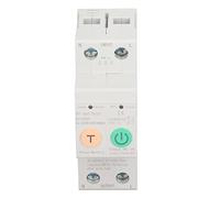 Annadue Interruttore Automatico WiFi, Telecomando Intelligente con Protezione Dalle Perdite Regolabile, Visualizzazione Dati, Protezione da Sovraccarico, Sottotensione e Sovratensione, Guida Din