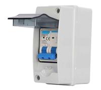 Annadue Interruttore di Disconnessione CC 25A 1000V con Scatola di | Grado di protezione IP65, potere di interruzione 6kA, solare fotovoltaico, protezione contro i fulmini e sovraccarico da