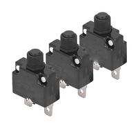 Annadue Interruttore Termico 15A, Fusibile con Ripristino Automatico, per | Protezione da sovraccarico impermeabile con ripristino manuale, per sistemi 125/250 V CA 65 V CC