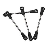 Annadue Kit Barra Sterzo Superiore Posteriore RC di Alta qualità per Auto Fuoristrada 1/10, Intervallo Regolabile 68-77 Mm, 4 Pezzi Inclusi