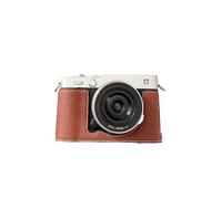 Annadue Kit Custodia in Pelle X-E5, Custodia a metà Corpo Vintage con Tracolla, con Vano di Apertura della Batteria e Design con Impugnatura (BROWN)