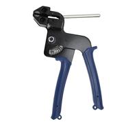 Annadue Kit di Strumenti per Fascette in Acciaio Inossidabile, Strumento di Fissaggio di Livello Professionale, Include Pistola per Fascette, 100 Fascette in Acciaio Inossidabile da