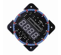 Annadue Kit LED Digitale Fai Da Te, Controllo Luce, Rotazione, Display | Kit di elettronica fai-da-te, progetto di apprendimento per hobbisti, display LED della temperatura \'ora, luminosità
