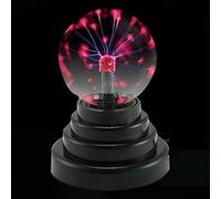 Annadue Lampada a Sfera Al Plasma da 3 Pollici, Luce Al Plasma Magica Sensibile Tocco, Luce Decorativa per Desktop per Feste, Notturna per la Casa