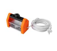 Annadue Lampada Portatile per Ispezione a Parete Illuminazione a Risparmio Energetico Lampada per lo Sviluppo di Pittori per Obiettivo Grandangolare da 155° per Appaltatori (ABS+gel di silice)