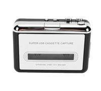 Annadue Lettore di Cassette USB con Jack per Cuffie da 3,5 Mm | Plug and Play con Connessione USB del Convertitore MP3 e 2 Batterie AA per la Riproduzione Musicale e la Digitalizzazione