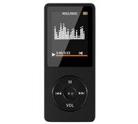 Annadue Lettore MP4, Lettore Musicale Wireless con Audio Stereo, Supporta Batteria Integrata, Schede di Memoria, Ideale per Correre, Camminare, Studiare, Riunioni