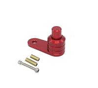Annadue Leva Freno Moto Blocco Parcheggio per NMAX XMAX NSS (rosso) | Solida lega di alluminio, ausilio per il parcheggio in rampa, leva universale, pezzo unico, blocco frizione leva freno
