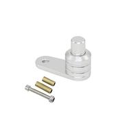 Annadue Leva Freno Moto Blocco Parcheggio per NMAX XMAX NSS (SILVER) | Solida lega di alluminio, ausilio per il parcheggio in rampa, leva universale, pezzo unico, blocco frizione leva freno