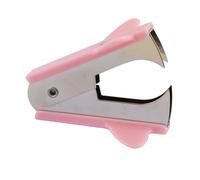 Annadue Levapunti Portatile Ed Efficiente, Ergonomico, per Rimuovere Punti Metallici, per Ufficio, Finanza, Dipartimenti, Scuole, Carpenteria, Costruzioni, Progetti Fai da Te (PINK)