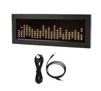 Annadue Luce del Ritmo dello Spettro Musicale, Processore ARM a 32 Bit con Visualizzazione in Tempo Reale per Audiofili, Rilevamento della Frequenza Regolabile a 10 Livelli, Pickup (Bianco caldo)