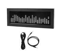 Annadue Luce del Ritmo dello Spettro Musicale, Processore ARM a 32 Bit con Visualizzazione in Tempo Reale per Audiofili, Rilevamento della Frequenza Regolabile a 10 Livelli, Pickup (Bianco freddo)