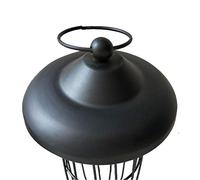 Annadue Mangiatoia per Uccelli in Metallo, Supporto per Palline di Grasso da Appendere, Dispenser di Cibo per Uccelli da Esterno per Selvatici, Mangiatoia per da Giardino con Design Resistente Agli