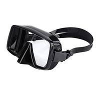 Annadue Maschera Subacquea in Silicone con Lente in Vetro Temperato, | Occhialini da sub, ampia visuale, fibbia laterale regolabile, design del naso antiscivolo, per lo snorkeling di salvataggio