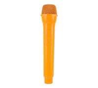 Annadue Microfono Anime Microfono Falso Falfono Fingele per Il Cosplay 1: 1 Plastica ABS Leggera con Design Autentico per Le Prestazioni Photoshoots (Orange)
