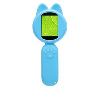 Annadue Microscopio Digitale per Bambini, Vetro Portatile Portatili con Schermo IPS da 2 ", Ingrandimento della Moneta per Giocattoli per la Scienza Educativa con Luce, per Adulti (BLUE)