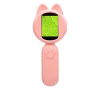 Annadue Microscopio Digitale per Bambini, Vetro Portatile Portatili con Schermo IPS da 2 ", Ingrandimento della Moneta per Giocattoli per la Scienza Educativa con Luce, per Adulti (PINK)