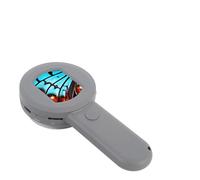 Annadue Microscopio Digitale Schermo LCD da 2 Pollici Lente d'ingrandimento per Gioielliere Illuminata 100X Lente d'ingrandimento Portatile 8LED 'ingrandimento Tricoma per la Visualizzazione di