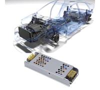 Annadue Modulo Filtro EMI a 4 Stadi - Filtro di Interferenza Elettromagnetica in Lega di Alluminio per Amplificatori, Scheda di Soppressione del Rumore a Doppia (6a macchina finita)
