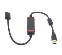 Annadue Modulo Isolatore USB Ad Alta velocità 480M, Sezionatore Isolatore USB 3.0 DC5V 500mA, del Circuito di Terra con Blocco EMI/RFI per Dispositivi Industriali, Protezione da Sovratensione