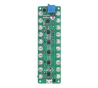 Annadue Modulo VU Meter LED, Controllo Vocale con Protezione Inversione | Alimentato da 5-12 V CC, ingresso MicroUSB, display LED, indicatore del livello del suono musicale, per amplificatore audio